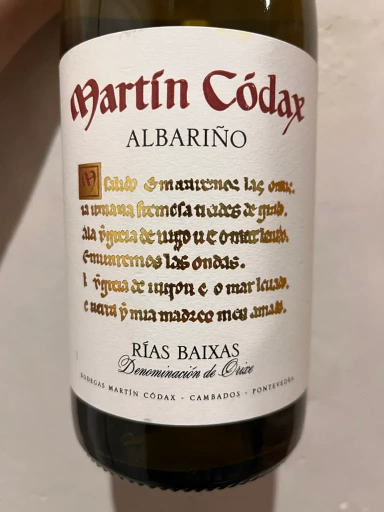 Bodegas Martín Códax Rías Baixas Albariño NV