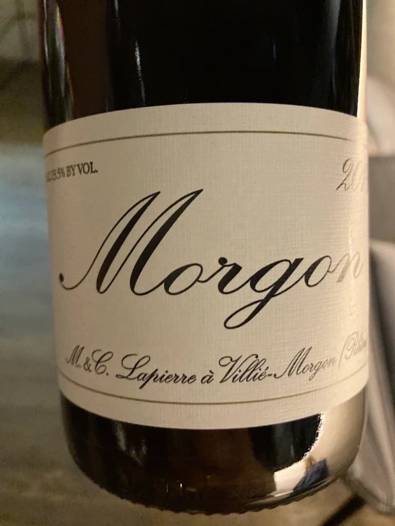 Marcel Lapierre Morgon 2018