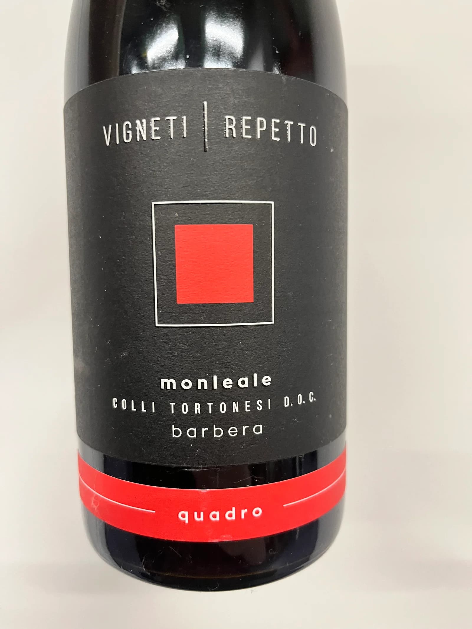 Repetto Barbera Quadro Colli Tortonesi Monleale 2018