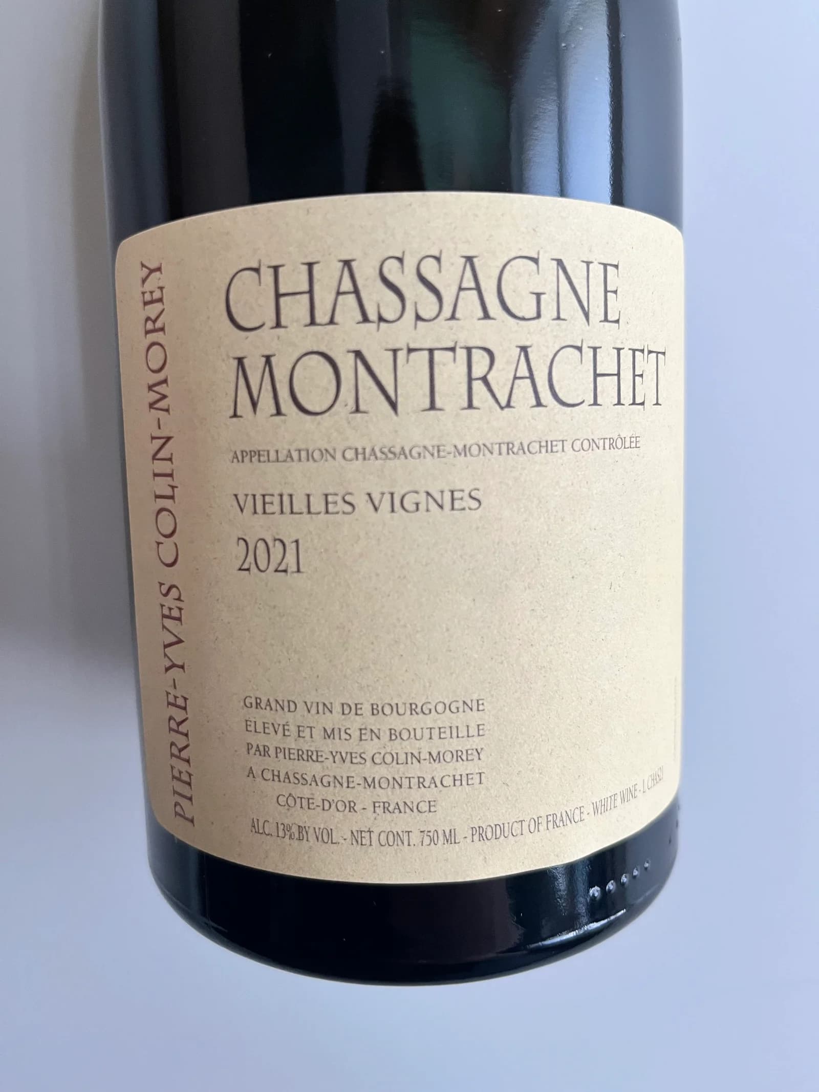 Pierre-Yves Colin-Morey Chassagne Montrachet Vielles Vignes 2021