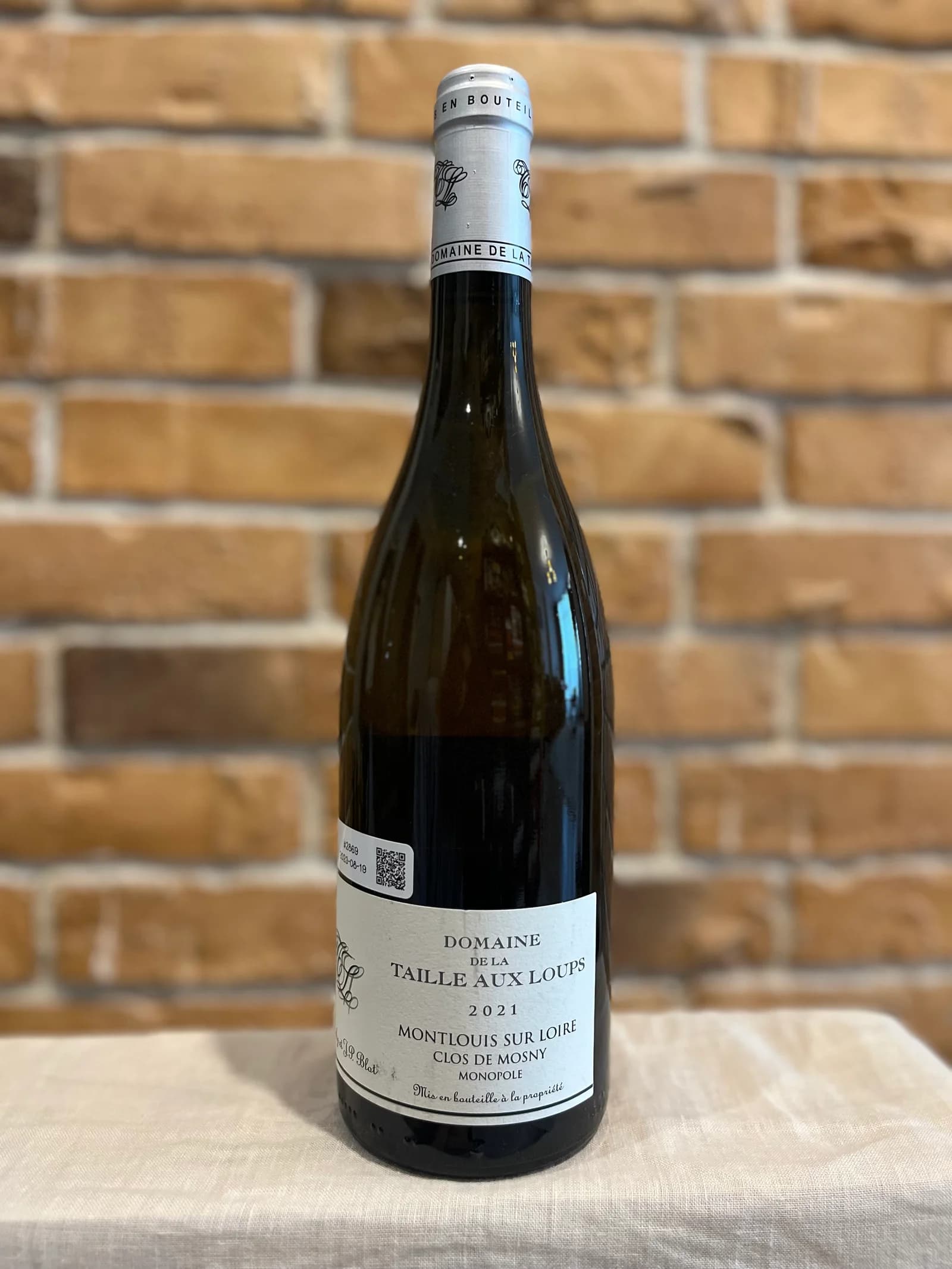 Domaine de la Taille Aux Loups Montlouis Sur Loire Clos de Mosny Monopole 2021