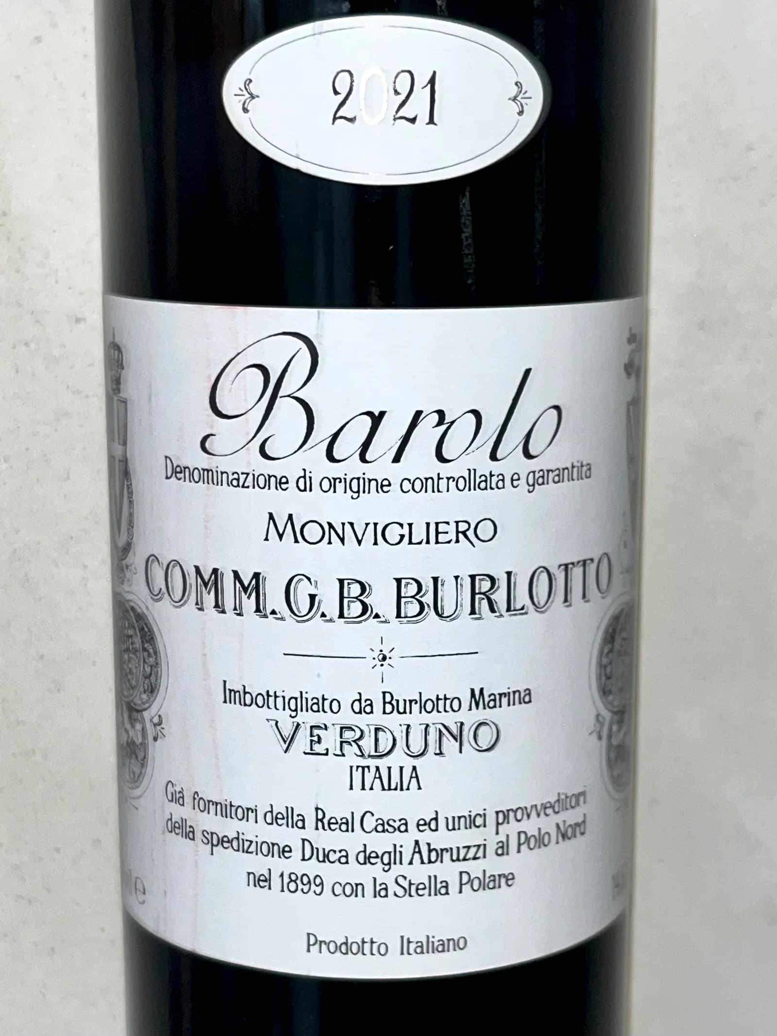 Comm. G.B. Burlotto Barolo Monvigliero 2021