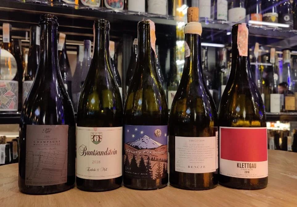 Pinot Noir in Garage