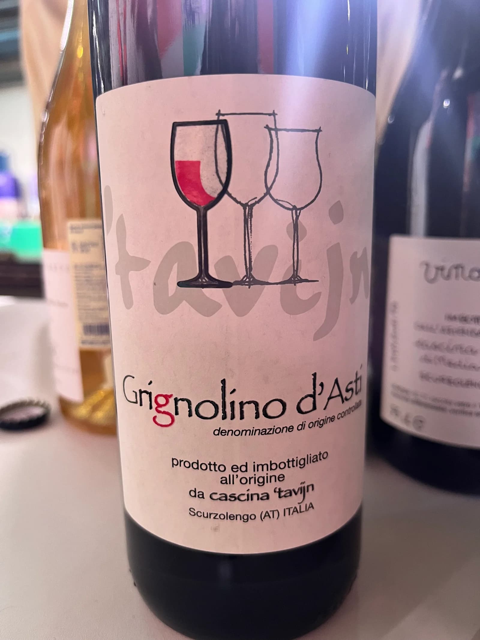 Cascina 'Tavijn Grignolino d'Asti 2012