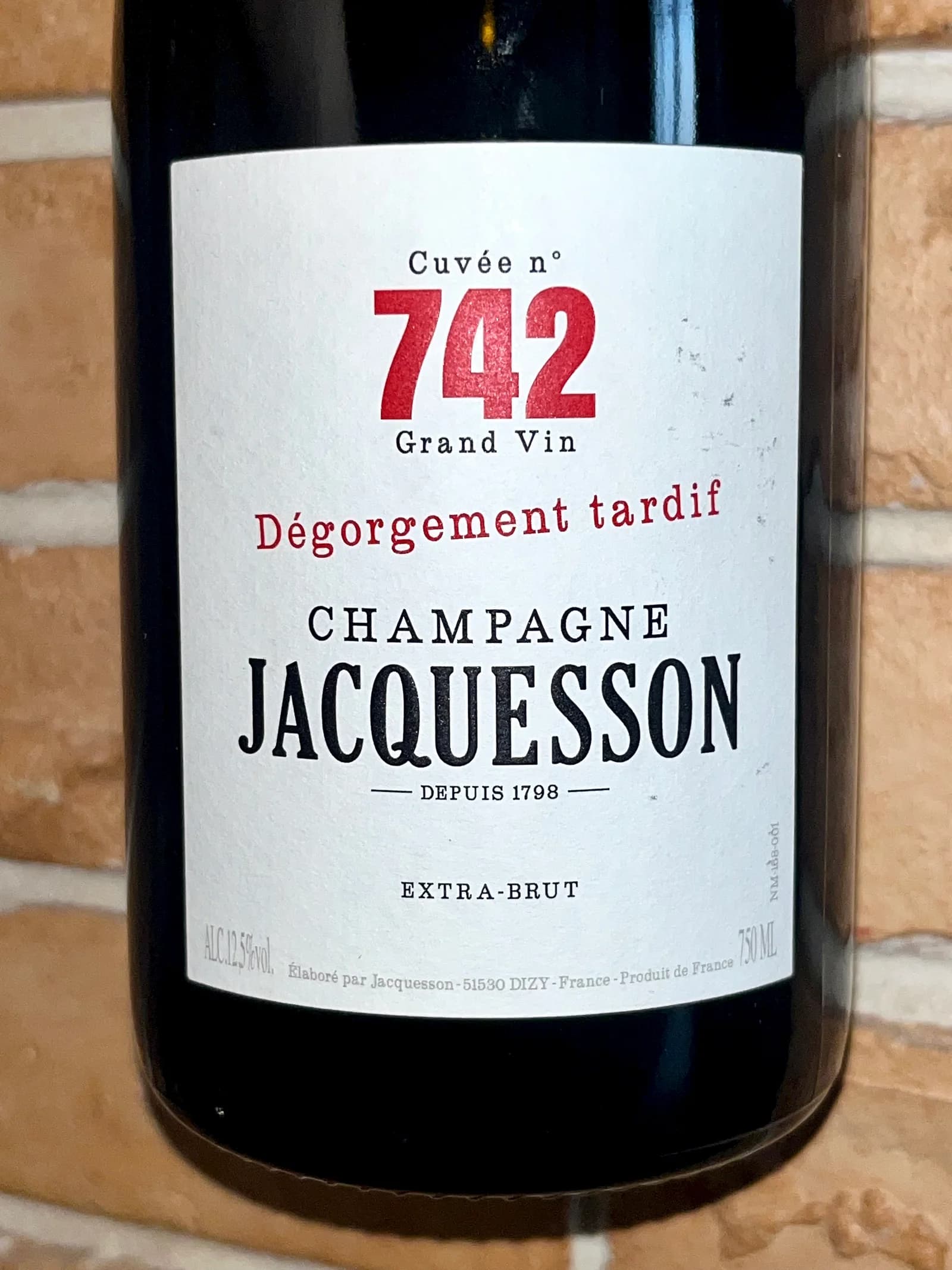 Jacquesson Cuvée 742 DT (2014) NV