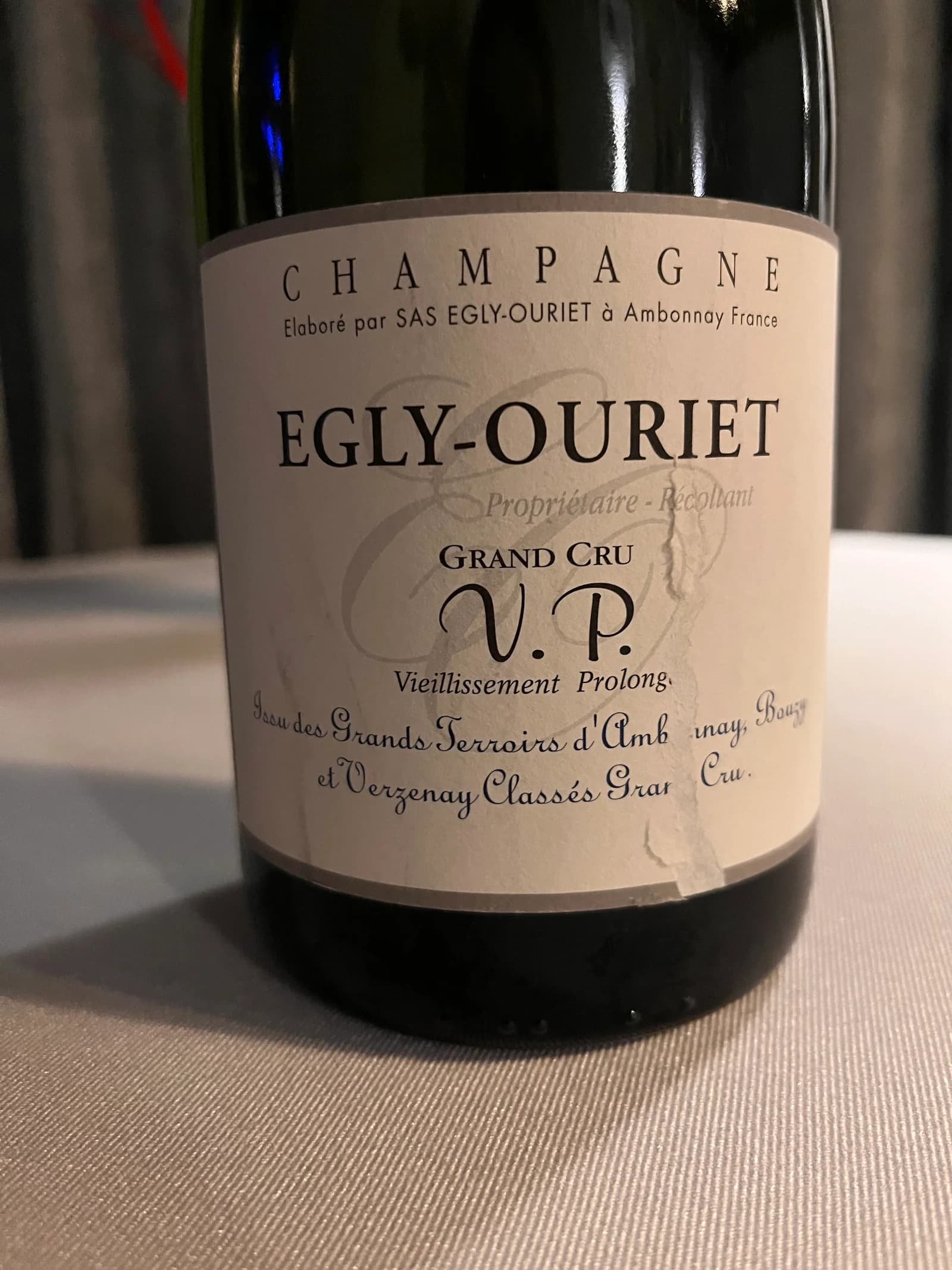 Egly-Ouriet V.P. Vieillissement Prolongé Grand Cru (d2022)