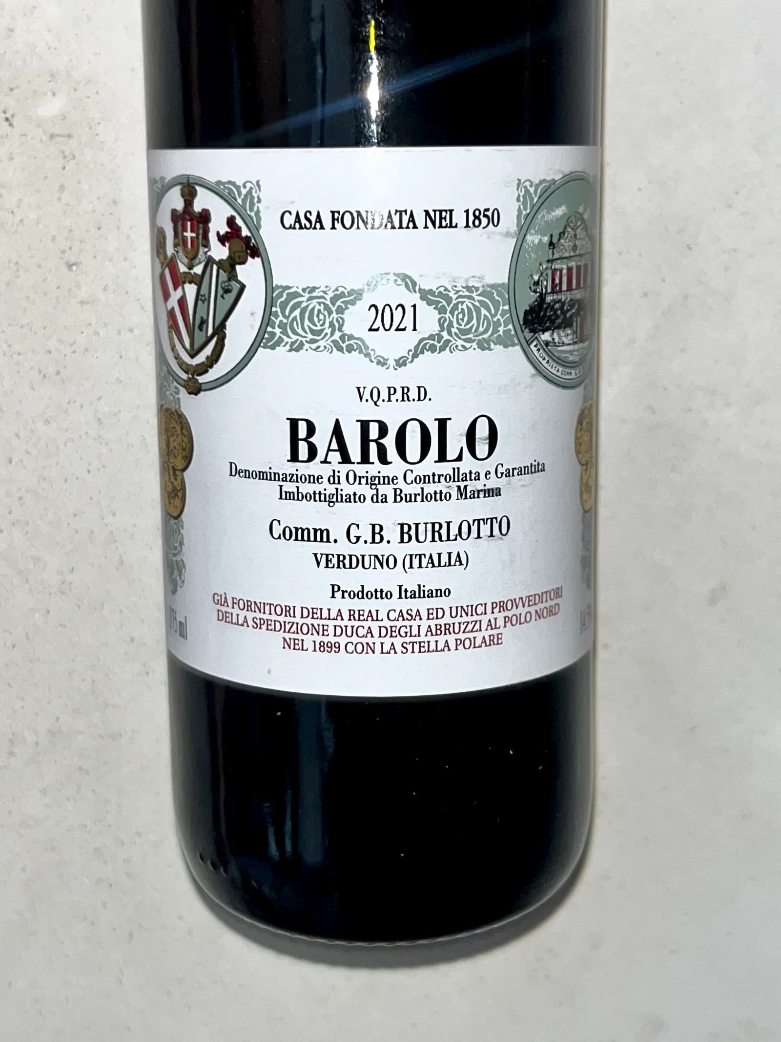 Comm. G.B. Burlotto Barolo Half 2021