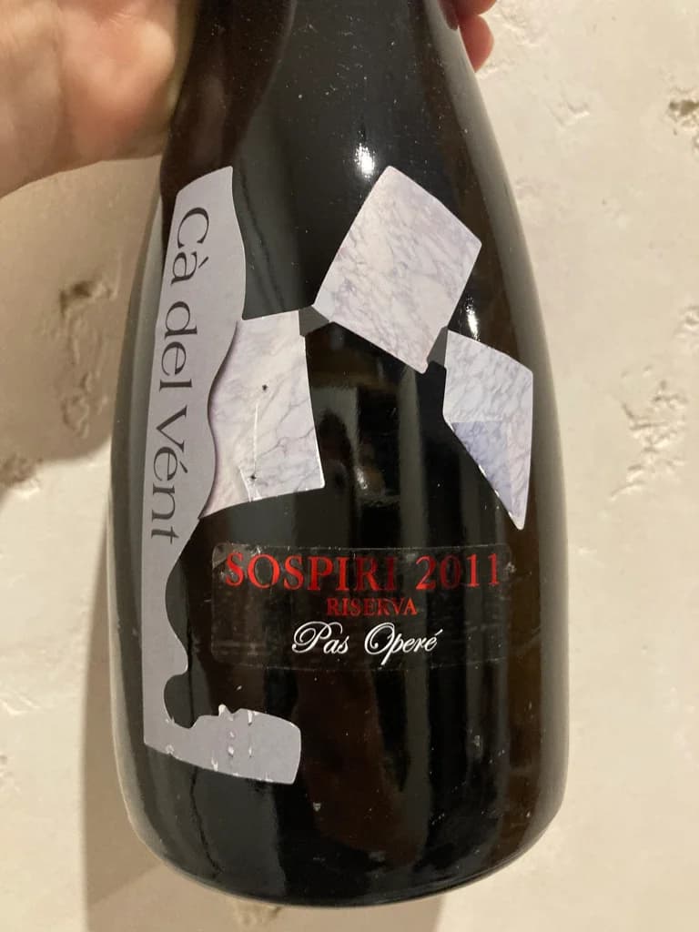 Cà del Vént Sospiri Brut Riserva Pas Operé 2011
