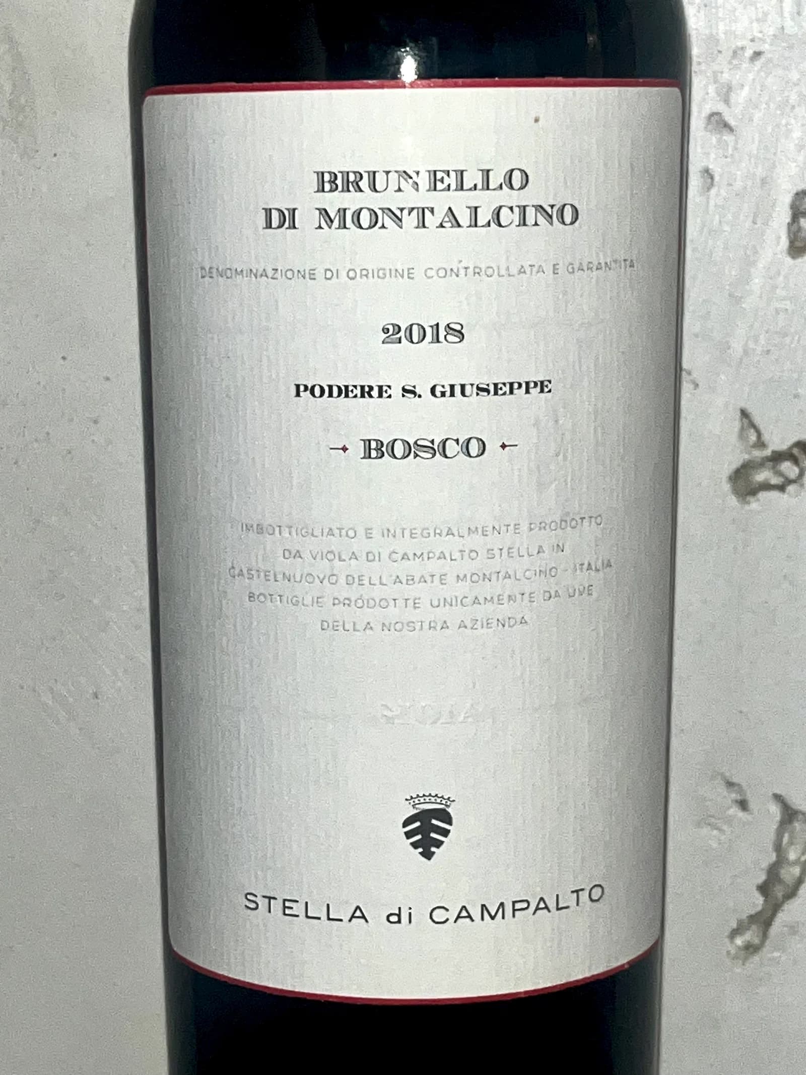 Stella di Campalto Brunello di Montalcino Bosco 2018