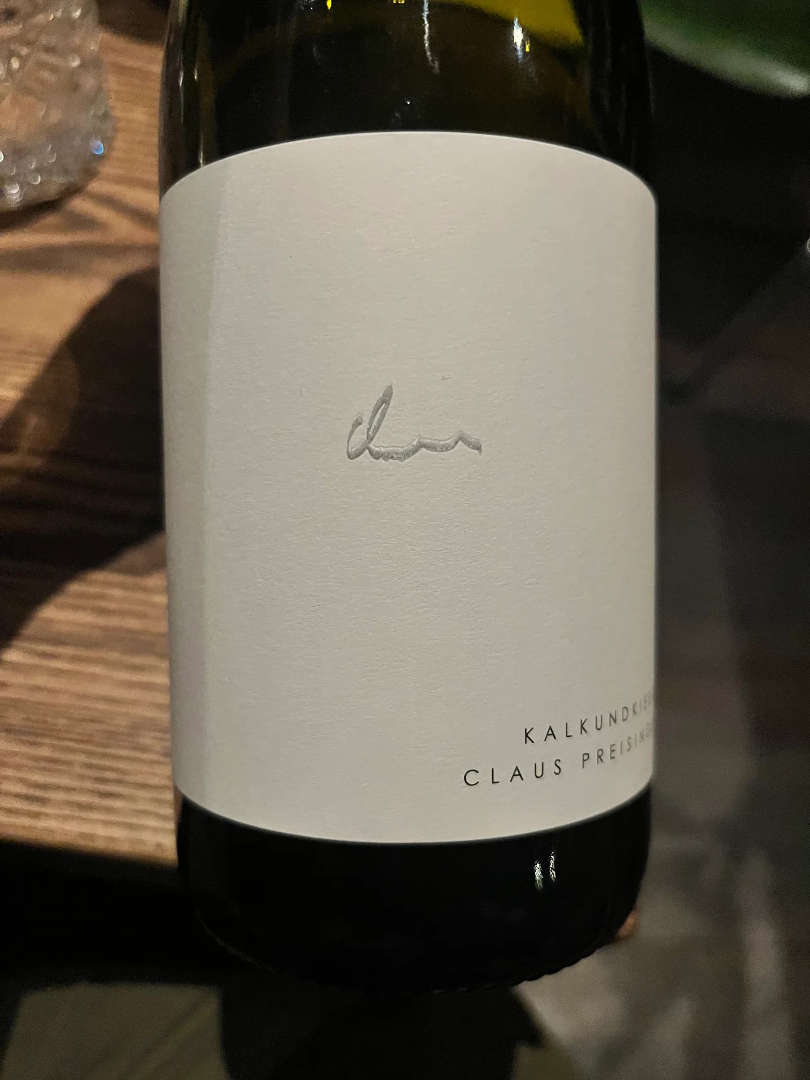 Claus Preisinger Kalkundkiesel Blanc 2022