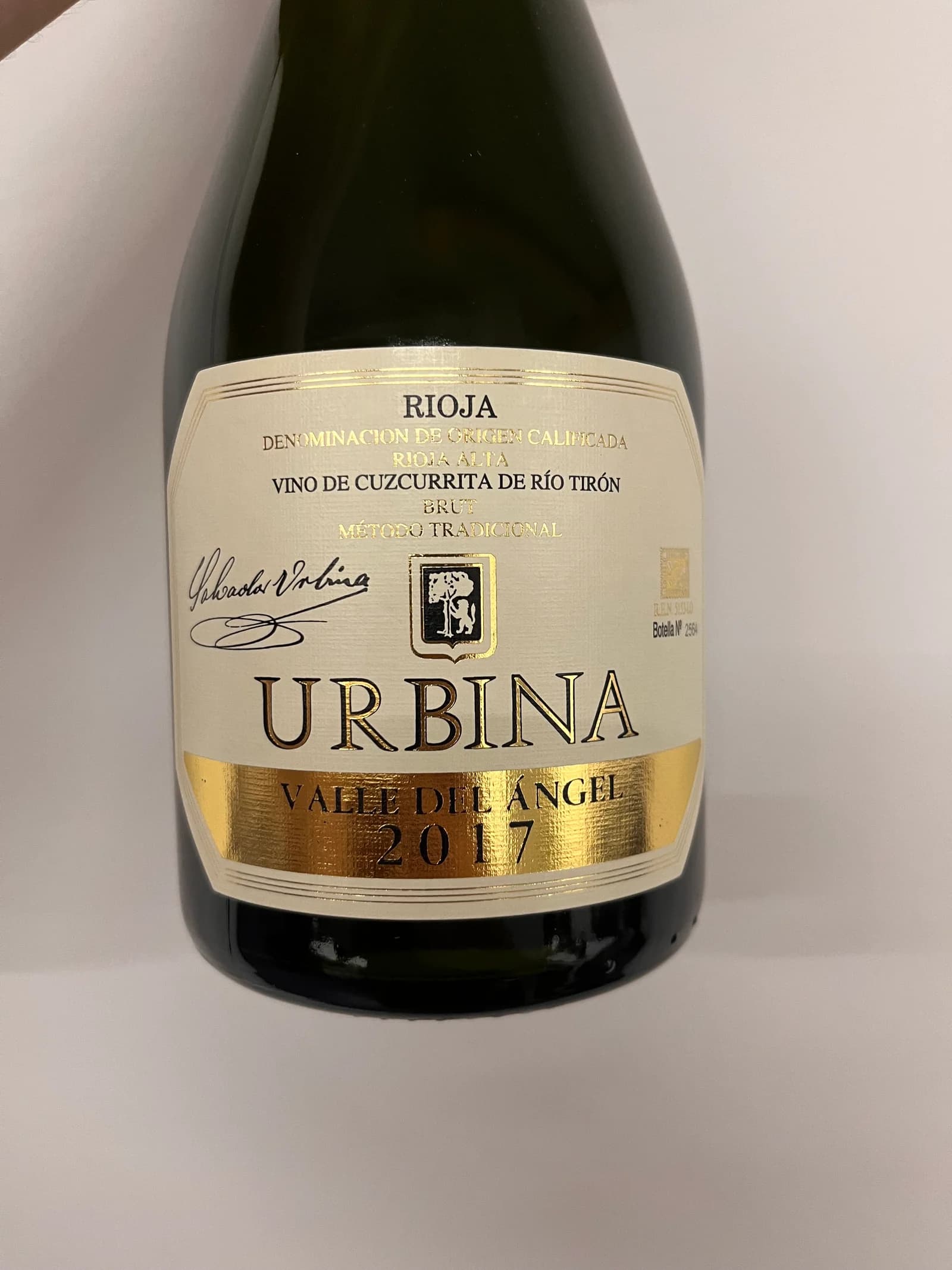 Bodegas Urbina Valle del Ángel Método Tradicional Brut 2017
