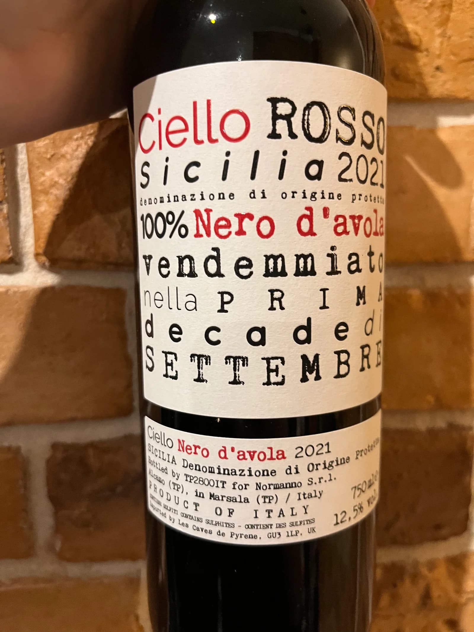 Ciello Nero d'Avola 2021