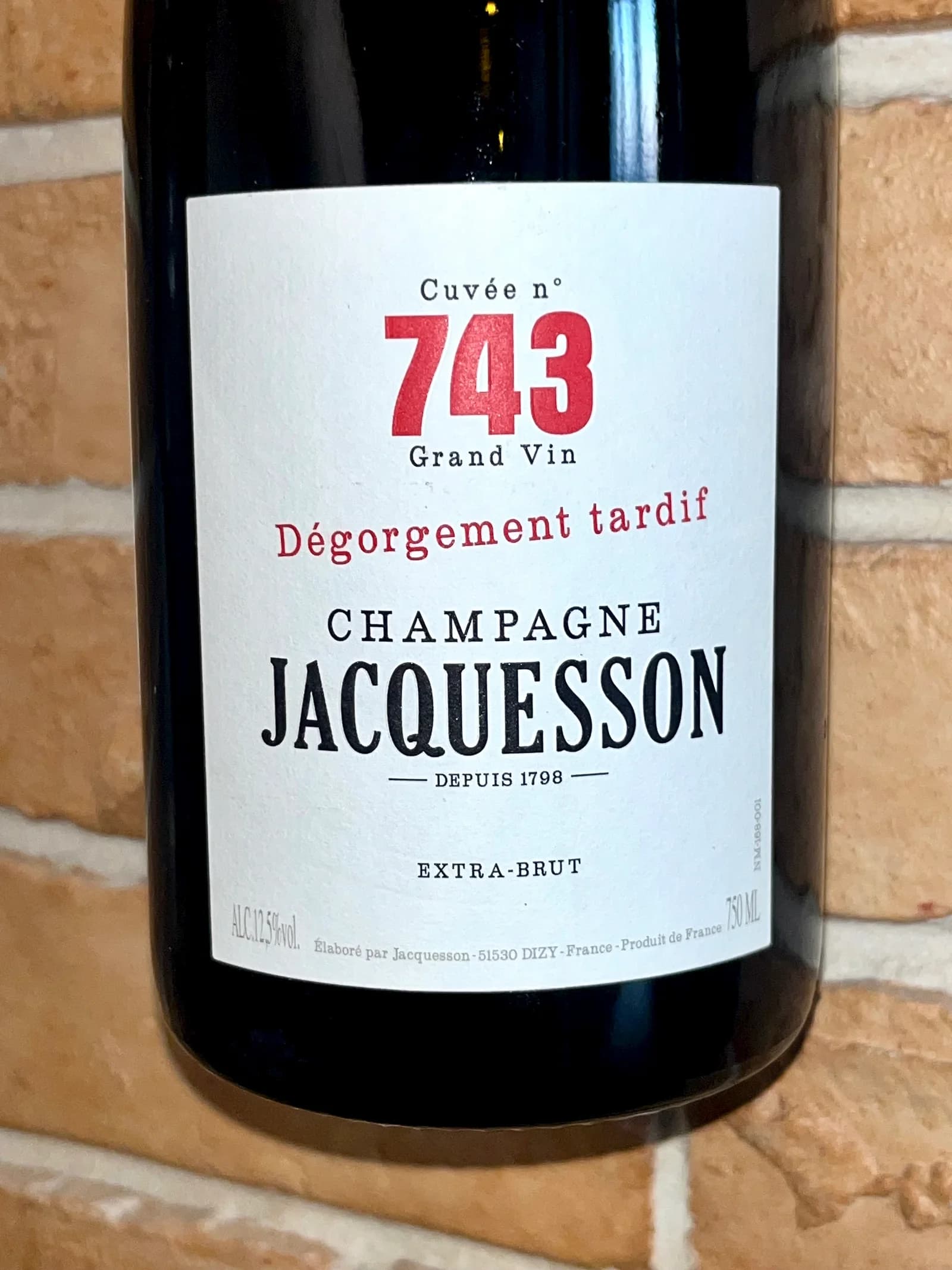 Jacquesson Cuvée 743 DT (2015)