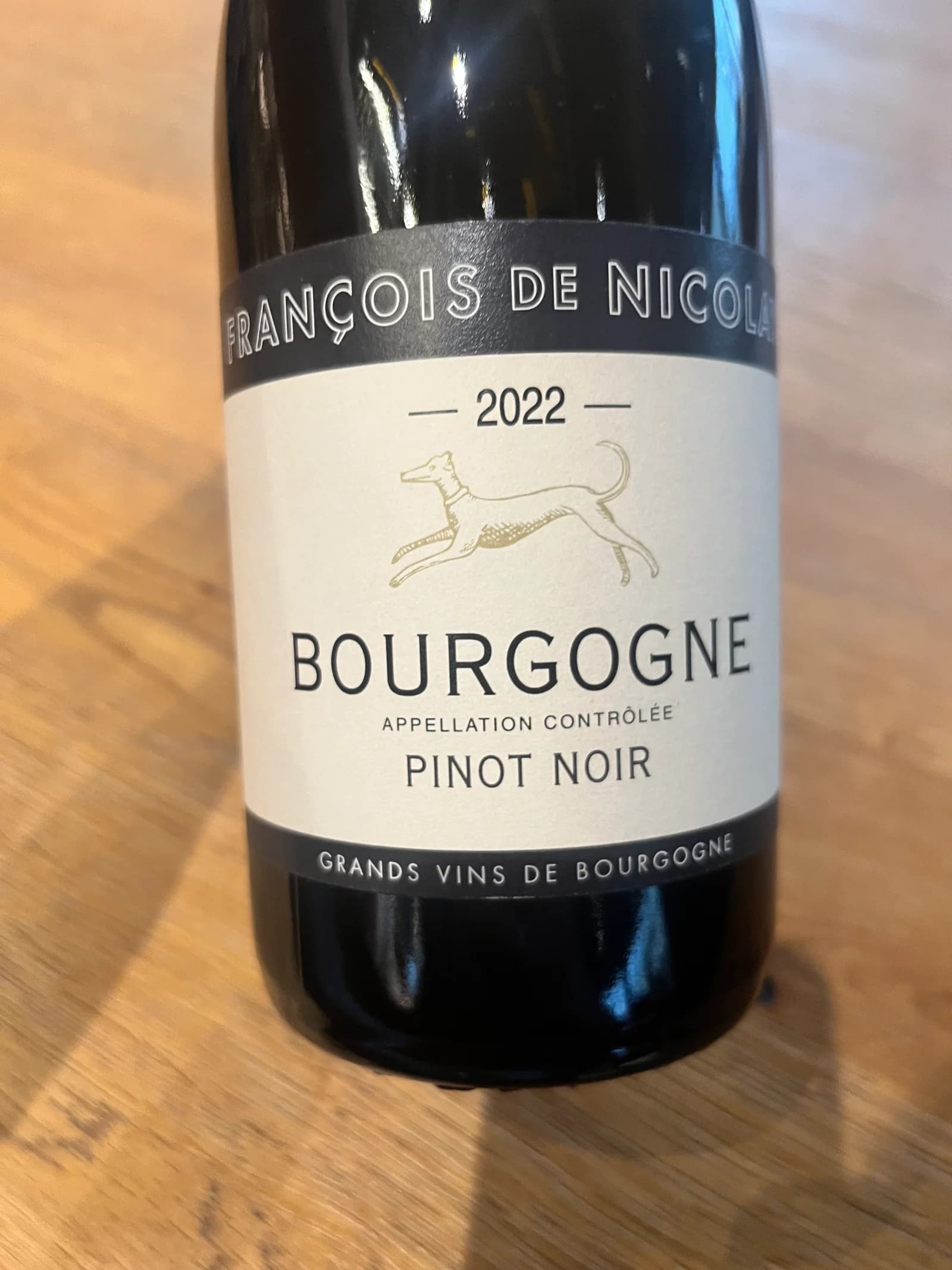 François de Nicolay Bourgogne Pinot Noir 2022