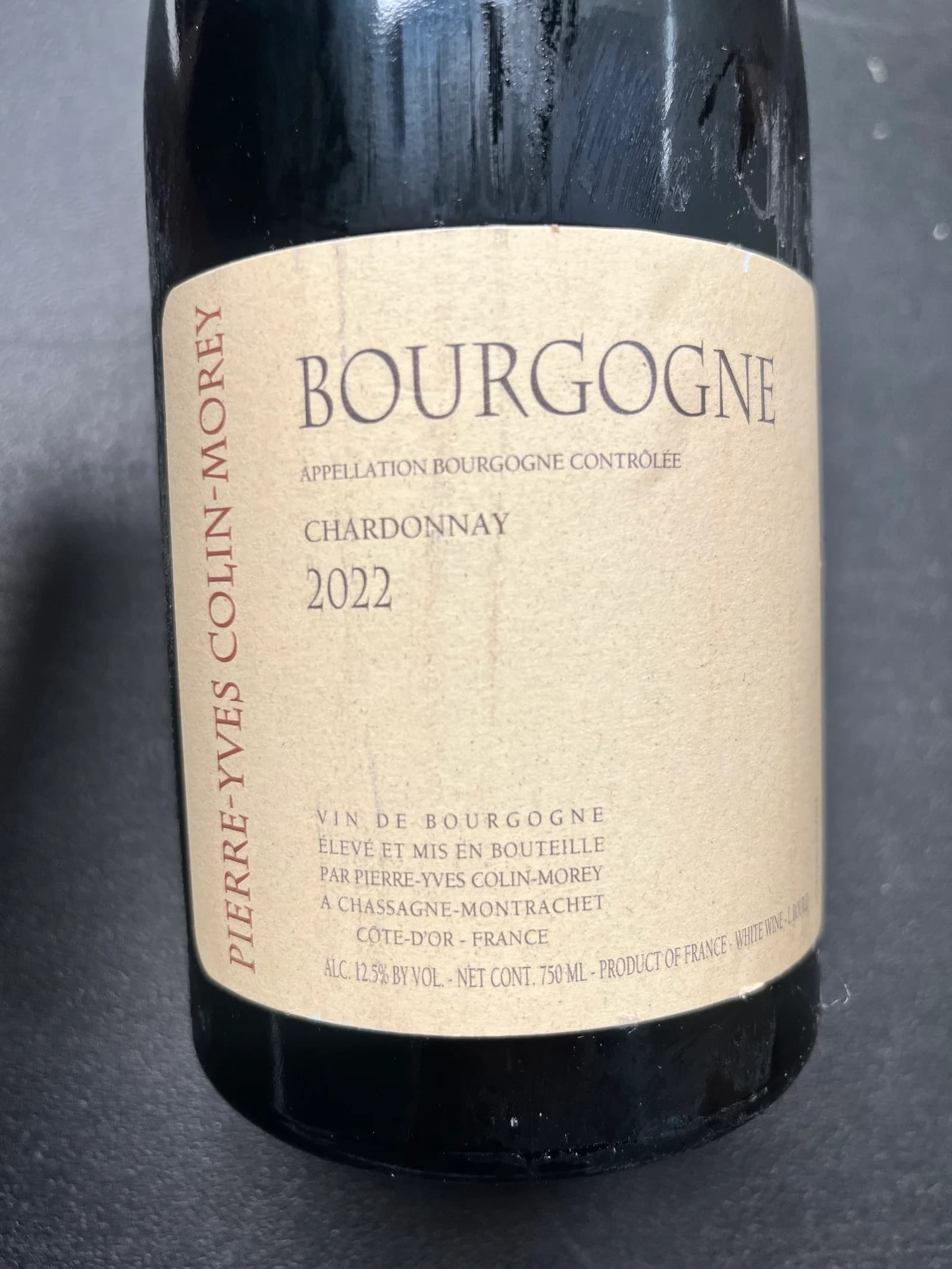 Pierre-Yves Colin-Morey Bourgogne Chardonnay 2022