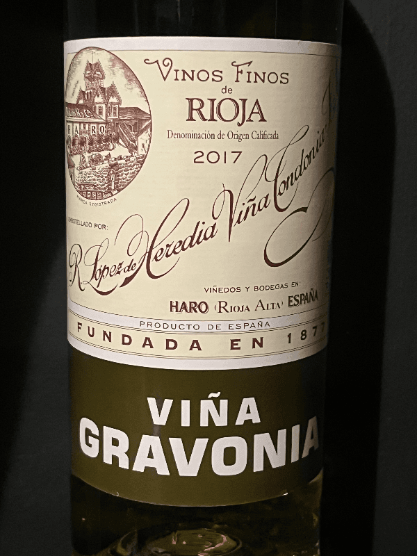R. López de Heredia Viña Gravonia Blanco Crianza 2017
