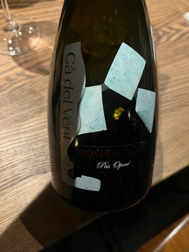 Cà del Vént Sospiri Brut Pas Operé 2012
