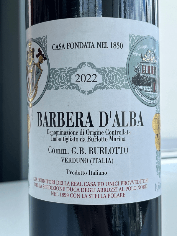 Comm. G.B. Burlotto Barbera d'Alba 2022
