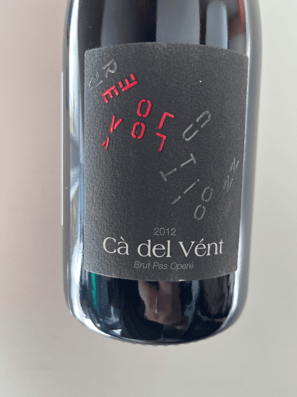 Cà del Vént Revolution Brut Pas Operé VSQ 2012